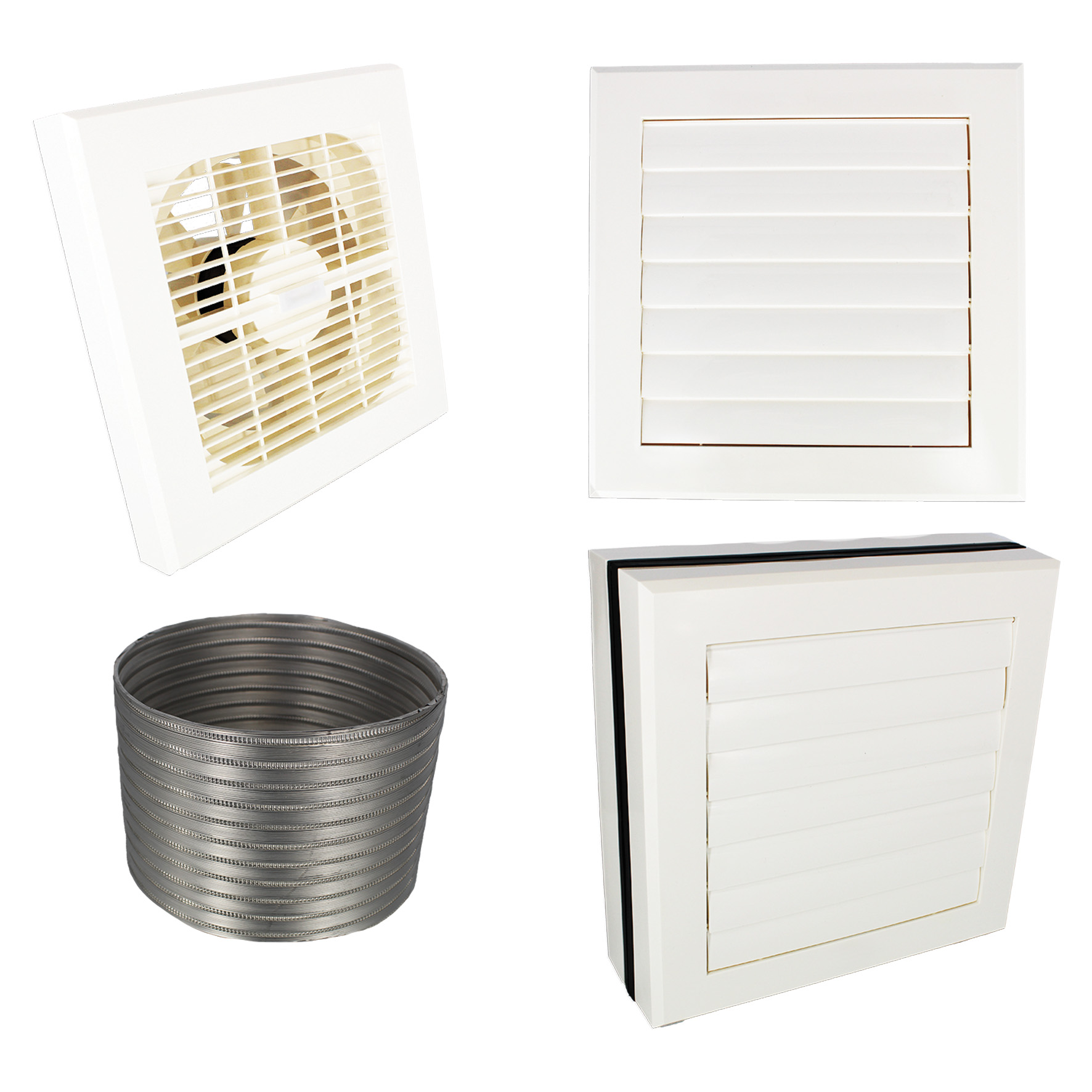 6in Window/Wall Fan Kits